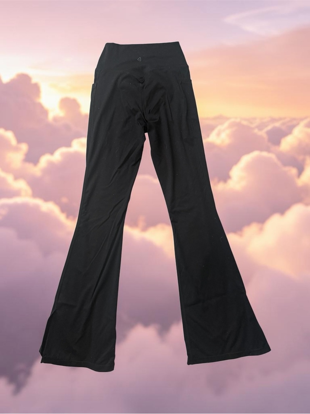 High-Waist Black Wide-Leg Women’s Pants